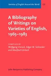 Book cover of A Bibliography of Writings on Varieties of English, 1965–1983 by Wolfgang Viereck