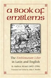 Book cover of A Book of Emblems by Andrea Alciati