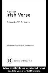 Book cover of A Book of Irish Verse (2nd ed.) by W.B. Yeats