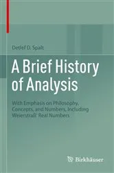 Book cover of A Brief History of Analysis by Detlef D. Spalt