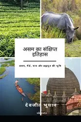 Book cover of A Brief History of Assam Hindi Version | असम, गैंडे, चाय और ब्रह्मपुत्र की भूक्षम by Devajit Bhuyan