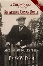 Book cover of A Chronology of the Life of Sir Arthur Conan Doyle by Brian W. Pugh