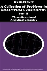 Book cover of A Collection of Problems in Analytical Geometry by Unknown