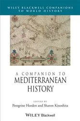 Book cover of A Companion to Mediterranean History by Peregrine Horden