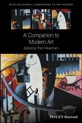 Book cover of A Companion to Modern Art by Pam Meecham