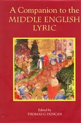 Book cover of A Companion to the Middle English Lyric by Thomas G. Duncan