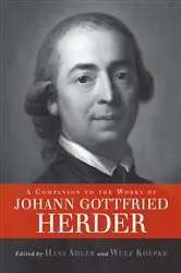 Book cover of A Companion to the Works of Johann Gottfried Herder by Hans Adler