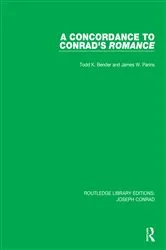 Book cover of A Concordance to Conrad's Romance by Todd K. Bender