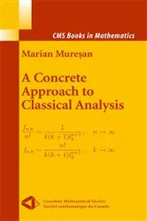Book cover of A Concrete Approach to Classical Analysis by Marian Muresan