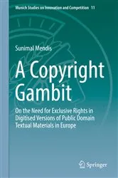 Book cover of A Copyright Gambit by Sunimal Mendis