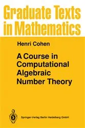 Book cover of A Course in Computational Algebraic Number Theory by Unknown