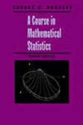 Book cover of A Course in Mathematical Statistics (2nd ed.) by George G. Roussas