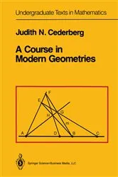 Book cover of A Course in Modern Geometries by Unknown