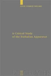 Book cover of A Critical Study of the Euthalian Apparatus by Louis Charles Willard
