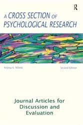 Book cover of A Cross Section of Psychological Research (2nd ed.) by Andrea Milinki