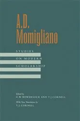 Book cover of A. D. Momigliano by G. W. Bowersock