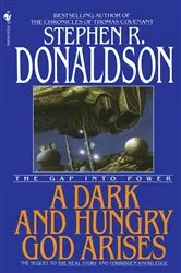 Book cover of A Dark and Hungry God Arises by Stephen R. Donaldson
