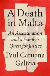 Book cover of A Death in Malta by Paul Caruana Galizia