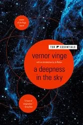 Book cover of A Deepness in the Sky by Vernor Vinge