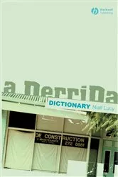 Book cover of A Derrida Dictionary by Niall Lucy