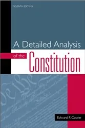 Book cover of A Detailed Analysis of the Constitution (7th ed.) by Edward F. Cooke