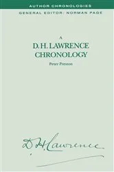 Book cover of A D.H. Lawrence Chronology by P. Preston
