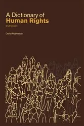 Book cover of A Dictionary of Human Rights (2nd ed.) by David Robertson