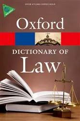Book cover of A Dictionary of Law (7th ed.) by Unknown