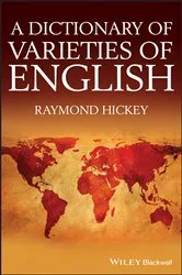 Book cover of A Dictionary of Varieties of English by Raymond Hickey