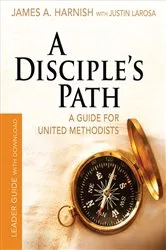 Book cover of A Disciple's Path Leader Guide with Download by Justin LaRosa