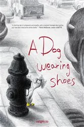 Book cover of A Dog Wearing Shoes by Sangmi Ko