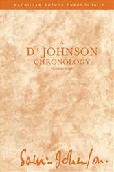 Book cover of A Dr Johnson Chronology by Norman Page