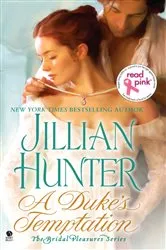 Book cover of A Duke's Temptation by Jillian Hunter