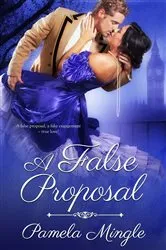 Book cover of A False Proposal by Pam Mingle