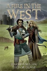 Book cover of A Fire in the West by Harry James Fox