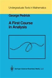 Book cover of A First Course in Analysis by Unknown