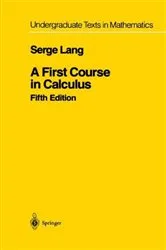 Book cover of A First Course in Calculus (5th ed.) by Serge Lang
