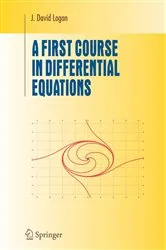 Book cover of A First Course in Differential Equations by Unknown