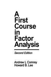 Book cover of A First Course in Factor Analysis (2nd ed.) by Andrew L. Comrey