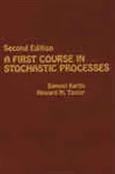 Book cover of A First Course in Stochastic Processes (2nd ed.) by Samuel Karlin