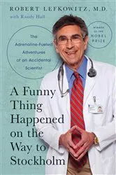 Book cover of A Funny Thing Happened on the Way to Stockholm by Robert Lefkowitz