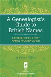 Book cover of A Genealogist's Guide to British Names by Unknown