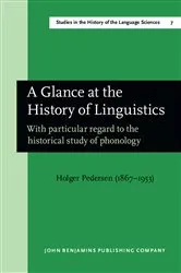 Book cover of A Glance at the History of Linguistics by Holger Pedersen