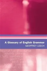 Book cover of A Glossary of English Grammar by Geoffrey Leech