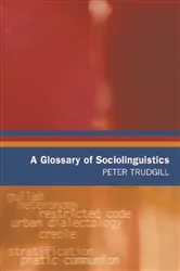 Book cover of A Glossary of Sociolinguistics by Unknown
