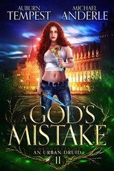 Book cover of A God's Mistake by Auburn Tempest