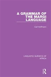 Book cover of A Grammar of the Margi Language by Carl Hoffmann