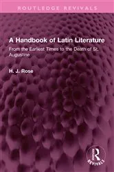 Book cover of A Handbook of Latin Literature by H. J. Rose