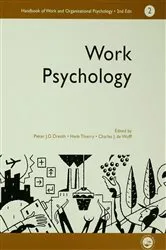 Book cover of A Handbook of Work and Organizational Psychology by Unknown