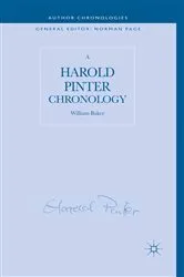 Book cover of A Harold Pinter Chronology by W. Baker